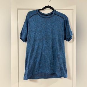 Men’s large blue dri-fit Lululemon tshirt